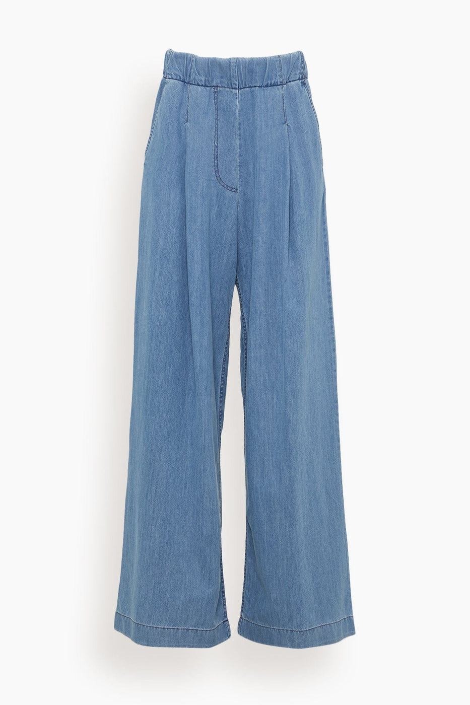 Dries Van Noten Pants Pila Denim Pants in Light Blue