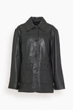 Sea Jackets Lucie Leather Jacket in Black