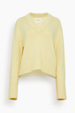 Lisa Yang Sweaters Aletta Sweater in Lemon Sorbet