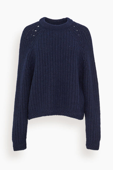 Xirena Sweaters Landrey Sweater in Navy Blue Landrey Sweater in Navy Blue