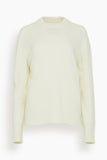 Loulou Studio Sweaters Baltra Sweater in Ivory Loulou Studio Baltra Sweater in Ivory