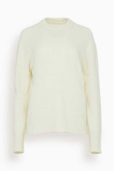 Loulou Studio Sweaters Baltra Sweater in Ivory Loulou Studio Baltra Sweater in Ivory