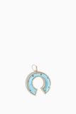 Theodosia Necklaces Turquoise Horseshoe Pendant