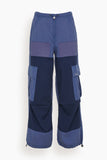 Sea Pants Demi French Workwear Cargo Pants in Blue