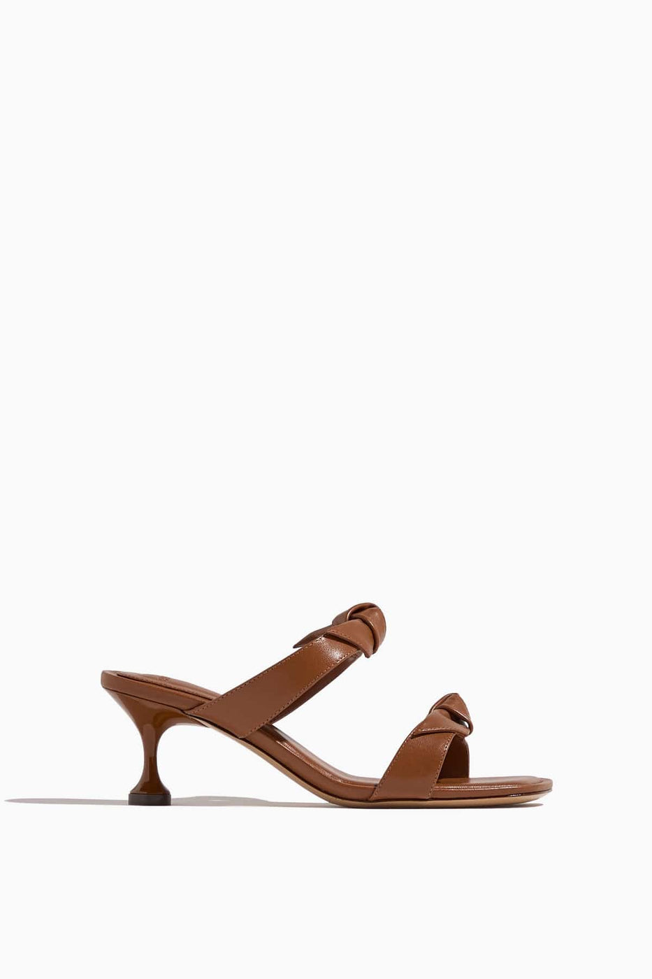 Alexandre Birman Strappy Heels Clarita Square Flare Sandal in Espresso Alexandre Birman Clarita Square Flare Sandal in Espresso