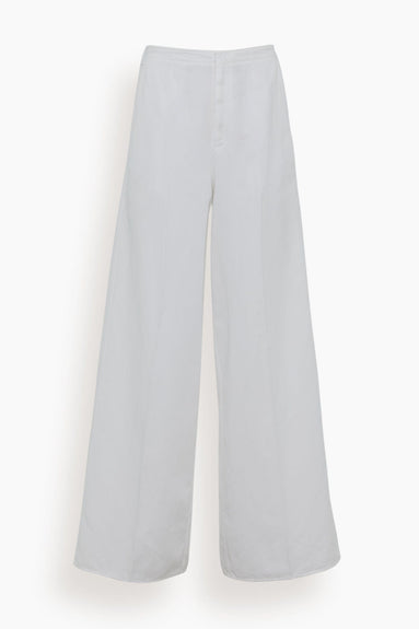 Forte Forte Pants Chic Cotton Gabardine Palazzo Pant in Puro