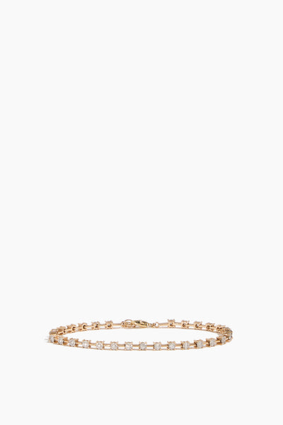 Ava Bea Interval Tennis Bracelet in 14k Yellow Gold