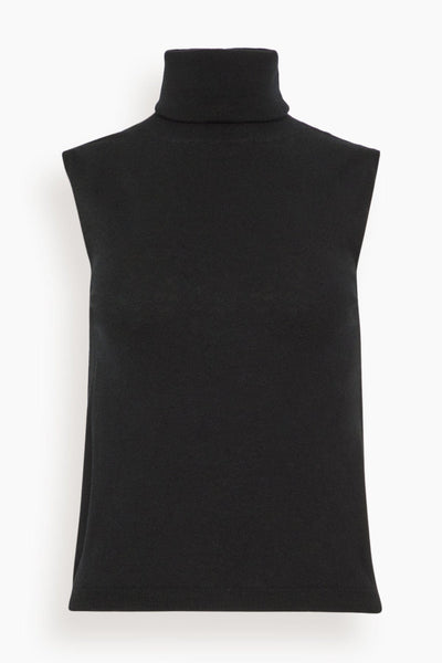 Deborah Knitted Top in Black