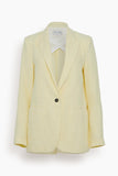 Forte Forte Jackets Chic Linen Herringbone Jacket in Luce