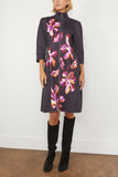 Dorothee Schumacher Casual Dresses Flame Flower Dress in Black/Purple Dorothee Schumacher Flame Flower Dress in Black/Purple