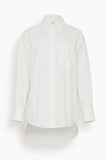 Apiece Apart Tops Oversized Button Down in Cream