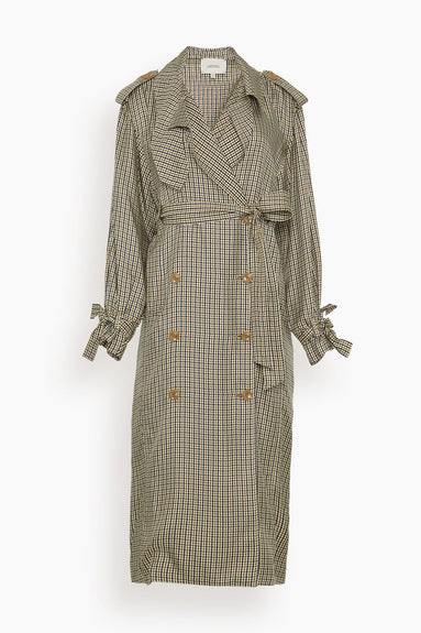 Dorothee Schumacher Casual Dresses Checked Coolness Dress in Pepita Mix Khaki Dorothee Schumacher Checked Coolness Dress in Pepita Mix Khaki