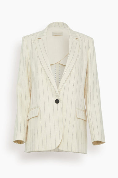 Vanessa Bruno Jackets Tilia Blazer in Blanc/Bleu