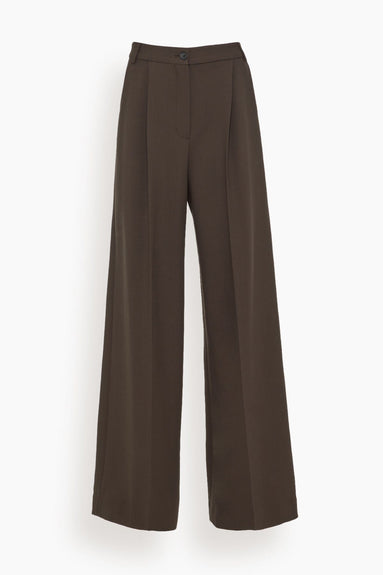 La Collection Pants Dalida Trouser in Chocolate La Collection Dalida Trouser in Chocolate