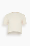 Sablyn Tops Charleston Relaxed Crewneck Tee in Mallow Sablyn Charleston Relaxed Crewneck Tee in Mallow