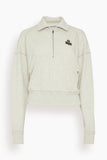 Etoile Isabel Marant Sweatshirts Ross Sweatshirt in Ecru/Khaki Etoile Isabel Marant Ross Sweatshirt in Ecru/Khaki