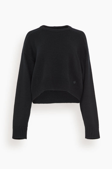 Loulou Studio Sweaters Bruzzi Oversized Sweater in Black Loulou Studio Bruzzi Oversized Sweater in Black