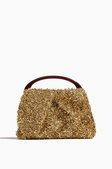 Dries Van Noten Top Handle Bags Crisp Bag in Gold Dries Van Noten Crisp Bag in Gold