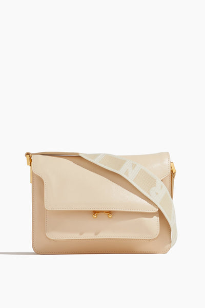 Marni Handbags Cross Body Bags Trunk Soft Medium Bag in Cream