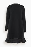 Sacai Dresses Windowpane Knit Dress in Black Windowpane Knit Dress in Black