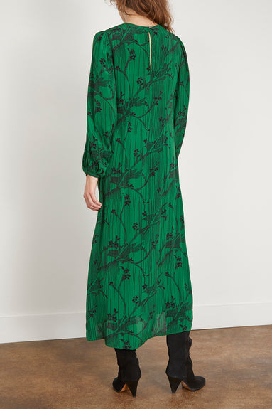 Sunniva Long Sleeve Dress in Green