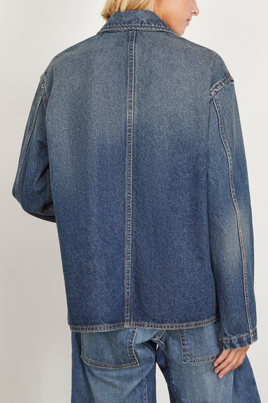 Nili Lotan Jackets Cowan Denim Jacket in Ocean Wash