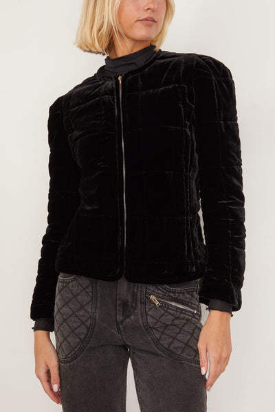 Djanet Quilted Jacket in Black