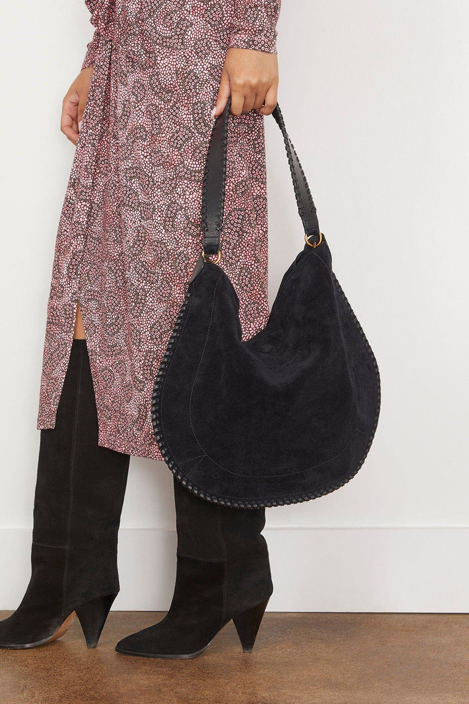 Isabel Marant Shoulder Bags Oskan Hobo Bag in Black Isabel Marant Oskan Hobo Bag in Black