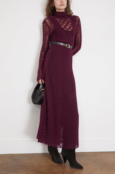 Ulla Johnson Casual Dresses Kassia Dress in Bordeaux Ulla Johnson Kassia Dress in Bordeaux