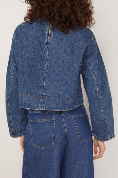 Rachel Comey Tops Soli Top in Vintage Indigo Rachel Comey Soli Top in Vintage Indigo