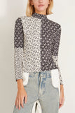 Sea Tops Panna Printed Long Sleeve Top in Black SEA Panna Printed Long Sleeve Top in Black