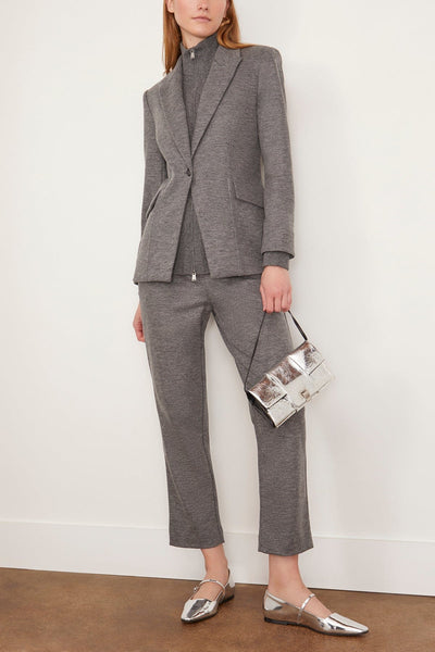 Simkhai Pants Hayley Cropped Straight Pant in Warm Gray Simkhai Hayley Cropped Straight Pant in Warm Gray