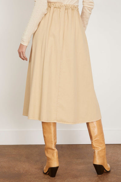 Xirena Skirts Bellan Skirt in Khaki Gold