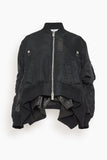 Sacai Jackets Nylon Twill Blouson in Black Nylon Twill Blouson in Black