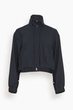 Simkhai Jackets Geniveve Cropped Track Jacket in Dark Midnight Simkhai Geniveve Cropped Track Jacket in Dark Midnight