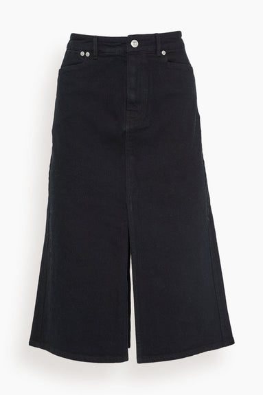 Proenza Schouler White Label Skirts Denim Skirt in Black