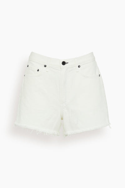 High Rise Short in Ivory