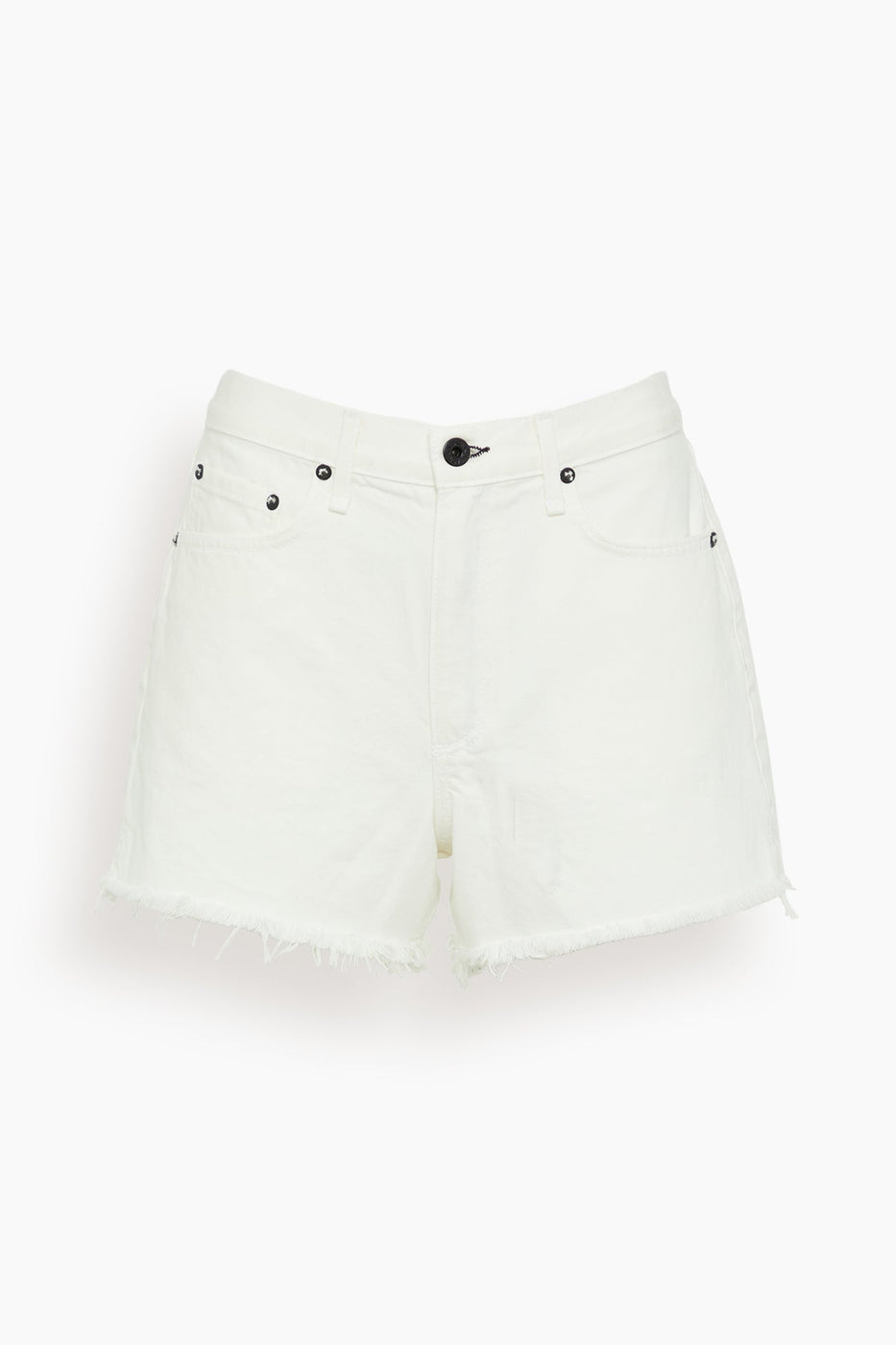 Askk NY Shorts High Rise Short in Ivory Askk NY High Rise Short in Ivory