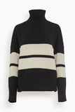 Vanessa Bruno Sweaters Malo Sweater in Noir/Ecru Vanessa Bruno Malo Sweater in Noir/Ecru