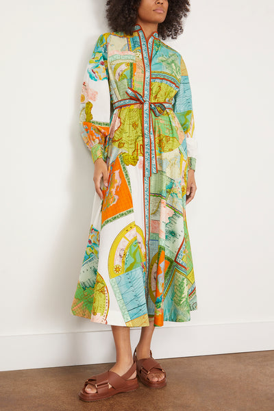 Atlas Shirtdress in Multi