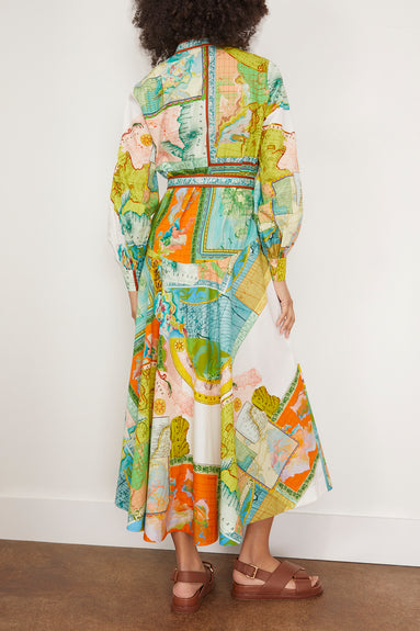 Atlas Shirtdress in Multi