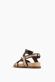 Alexandre Birman Strappy Flat Sandals Grosgrain Raffia Sport Sandal in Natural/Black Alexandre Birman Grosgrain Raffia Sport Sandal in Natural/Black