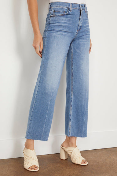 Askk NY Jeans Crop Wide Leg Jean in Keel Over