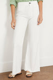 Askk NY Pants Cropped Brighton Twill Pant in Ivory