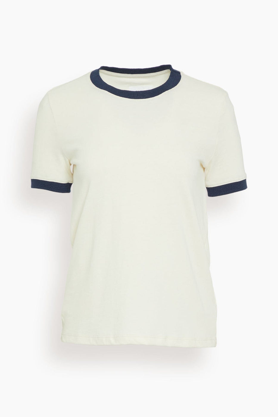 Askk NY Tops Classic Ringer Tee in Cream/Navy Askk NY Classic Ringer Tee in Cream/Navy