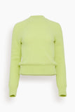 Dries Van Noten Sweaters Texas Sweater in Lime Dries Van Noten Texas Sweater in Lime