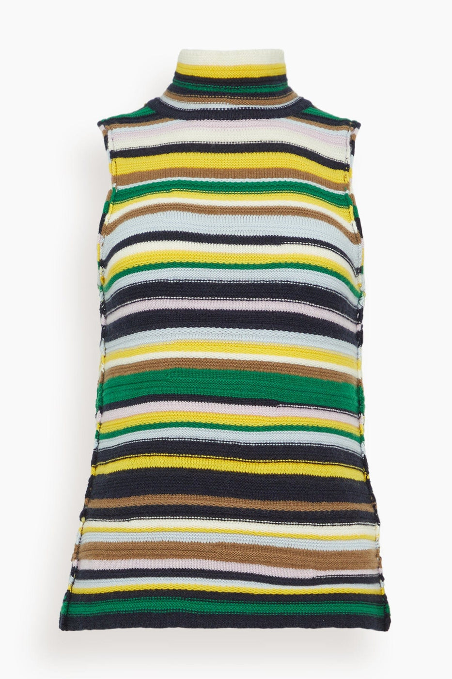 Dorothee Schumacher Tops Colorful Luxury Top in Multi Stripe Colorful Luxury Top in Multi Stripe