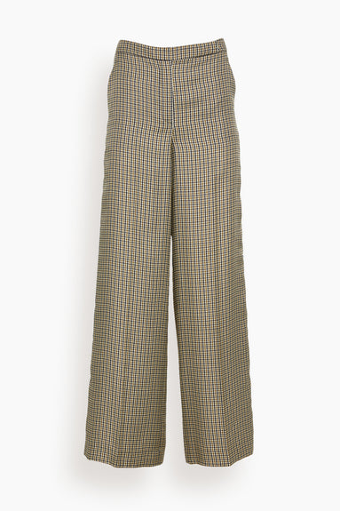 Checked Coolness Pants in Pepita Mix Khaki