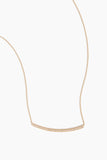 Sylvie Rose Long Bar Necklace in 14k Yellow Gold