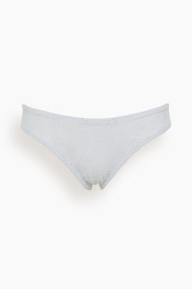 The Daphne Bikini Bottom in Optic White